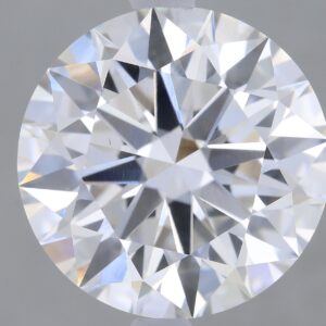 4.58 carat, F colour, VS2 clarity, Round shape, Lab Grown Diamond.