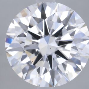 3.2 carat, F colour, VS2 clarity, Round shape, Lab Grown Diamond.