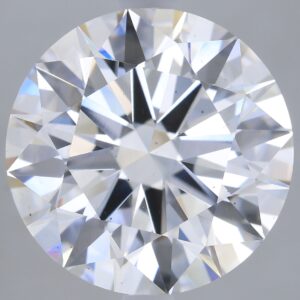 3.7 carat, G colour, VS2 clarity, Round shape, Lab Grown Diamond.