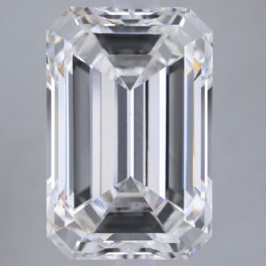 5.08 carat, E colour, VS1 clarity, Emerald shape, Lab Grown Diamond.