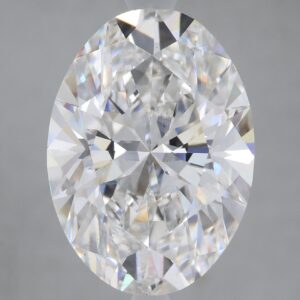 4.53 carat, F colour, VS2 clarity, Oval shape, Lab Grown Diamond.