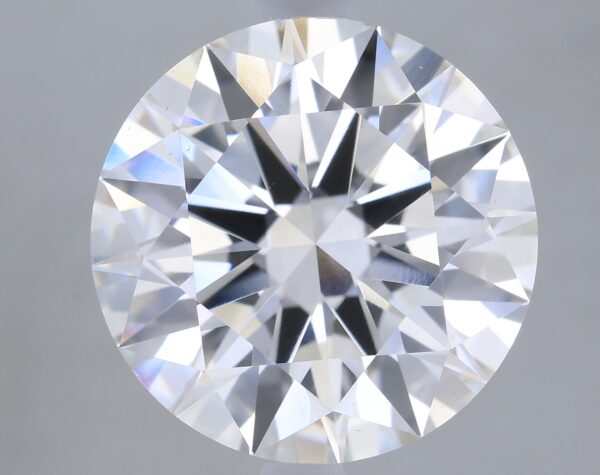 3.54 carat, F colour, VS1 clarity, Round shape, Lab Grown Diamond.