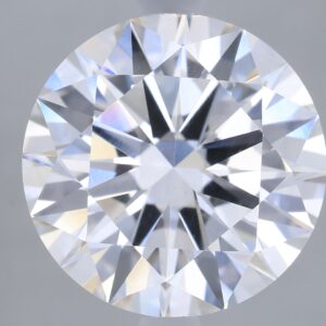 3.24 carat, E colour, VS1 clarity, Round shape, Lab Grown Diamond.