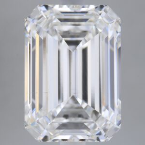 4.56 carat, E colour, VS1 clarity, Emerald shape, Lab Grown Diamond.