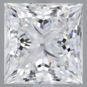 2.03 carat, E colour, VVS2 clarity, Princess shape, Lab Grown Diamond.