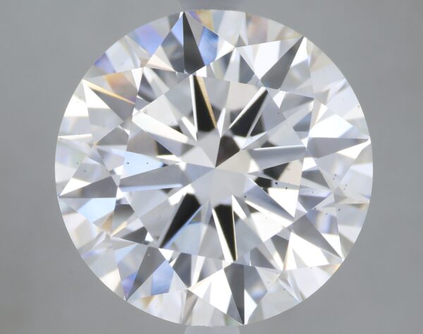 4.07 carat, E colour, VS2 clarity, Round shape, Lab Grown Diamond.