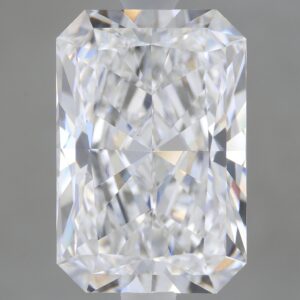 3.08 carat, D colour, VS1 clarity, Radiant shape, Lab Grown Diamond.