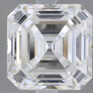 3.56 carat, G colour, VS1 clarity, Asscher shape, Lab Grown Diamond.