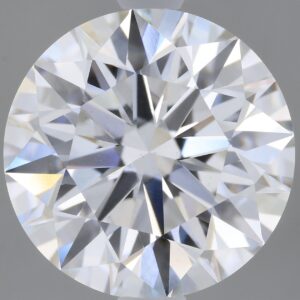 3.05 carat, E colour, VS2 clarity, Round shape, Lab Grown Diamond.