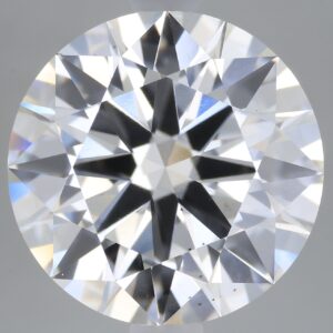 3 carat, E colour, VS2 clarity, Round shape, Lab Grown Diamond.