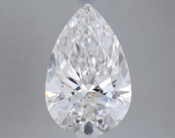 4.02 carat, E colour, VS1 clarity, Pear shape, Lab Grown Diamond.