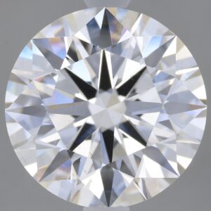3.04 carat, F colour, VS2 clarity, Round shape, Lab Grown Diamond.