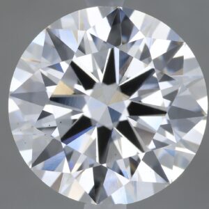3.89 carat, E colour, VS1 clarity, Round shape, Lab Grown Diamond.