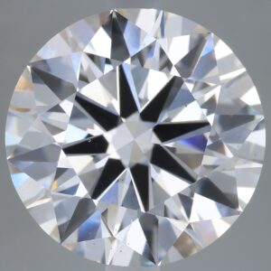 3.35 carat, F colour, VS2 clarity, Round shape, Lab Grown Diamond.
