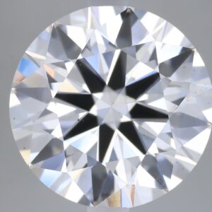 3.57 carat, F colour, VS2 clarity, Round shape, Lab Grown Diamond.