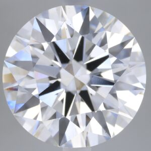 3.83 carat, E colour, VS2 clarity, Round shape, Lab Grown Diamond.
