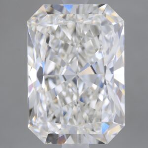 4.11 carat, G colour, VS1 clarity, Radiant shape, Lab Grown Diamond.