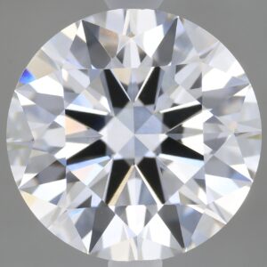 3.04 carat, E colour, VVS2 clarity, Round shape, Lab Grown Diamond.