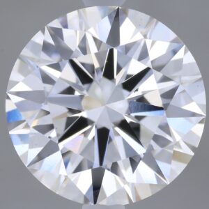 3.72 carat, E colour, VS1 clarity, Round shape, Lab Grown Diamond.