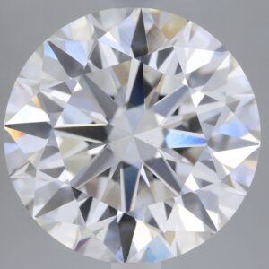 4.51 carat, F colour, VS1 clarity, Round shape, Lab Grown Diamond.