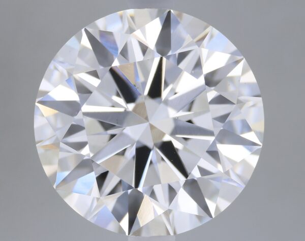 3.57 carat, E colour, VS1 clarity, Round shape, Lab Grown Diamond.