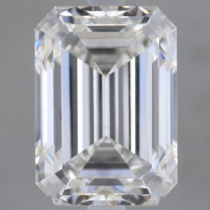 5.02 carat, F colour, VS1 clarity, Emerald shape, Lab Grown Diamond.