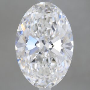 5.07 carat, E colour, VS1 clarity, Oval shape, Lab Grown Diamond.
