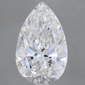 3.1 carat, E colour, VS1 clarity, Pear shape, Lab Grown Diamond.