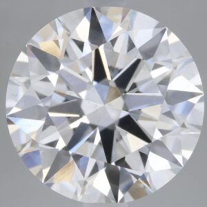 3.1 carat, E colour, VS2 clarity, Round shape, Lab Grown Diamond.