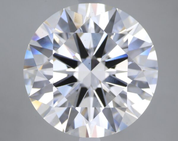 5.33 carat, F colour, VS2 clarity, Round shape, Lab Grown Diamond.