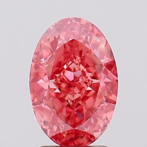 3.1 carat,  colour, VS1 clarity, Oval shape, Lab Grown Diamond.