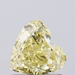 1.03 carat,  colour, VS2 clarity, Heart shape, Lab Grown Diamond.