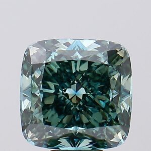 8.09 carat,  colour, VS2 clarity, Cushion shape, Lab Grown Diamond.