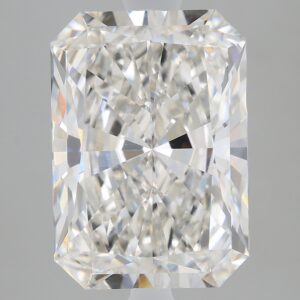 3.18 carat, G colour, VVS2 clarity, Radiant shape, Lab Grown Diamond.
