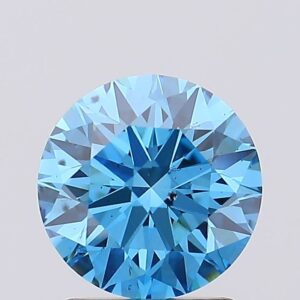 1.55 carat,  colour, SI1 clarity, Round shape, Lab Grown Diamond.