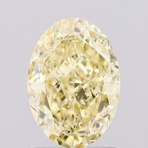 1.54 carat,  colour, SI1 clarity, Oval shape, Lab Grown Diamond.