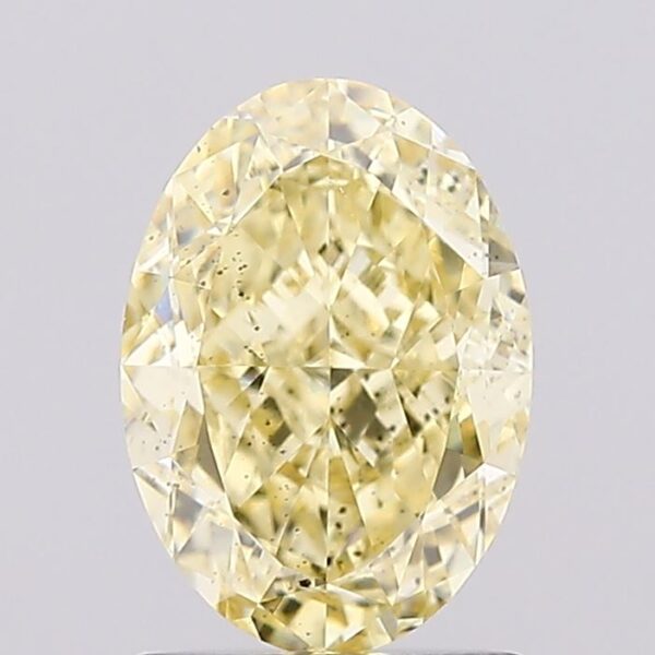 1.54 carat,  colour, SI1 clarity, Oval shape, Lab Grown Diamond.