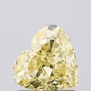 1.01 carat,  colour, VS2 clarity, Heart shape, Lab Grown Diamond.