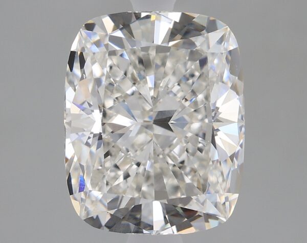 2.16 carat, G colour, VS1 clarity, Cushion shape, Lab Grown Diamond.