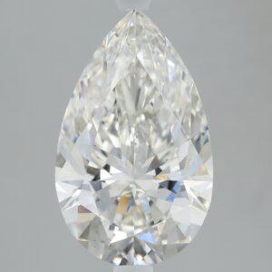 3.19 carat, G colour, VS2 clarity, Pear shape, Lab Grown Diamond.