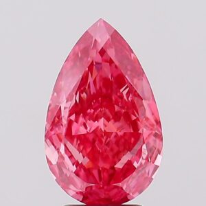 2.38 carat,  colour, VS2 clarity, Pear shape, Lab Grown Diamond.