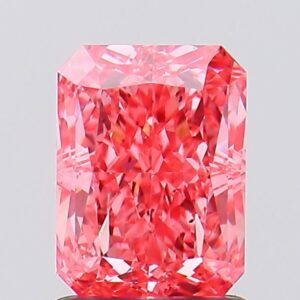 1.61 carat,  colour, SI1 clarity, Radiant shape, Lab Grown Diamond.