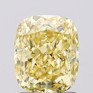 1.54 carat,  colour, VVS2 clarity, Cushion shape, Lab Grown Diamond.