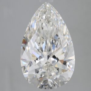 3.13 carat, G colour, VS1 clarity, Pear shape, Lab Grown Diamond.