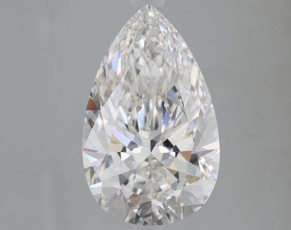 3.13 carat, G colour, VS1 clarity, Pear shape, Lab Grown Diamond.