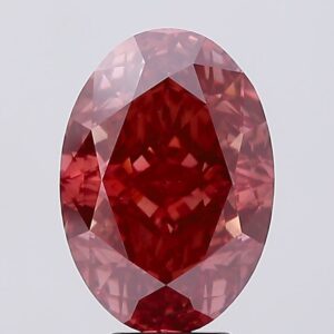 7.08 carat,  colour, VVS2 clarity, Oval shape, Lab Grown Diamond.