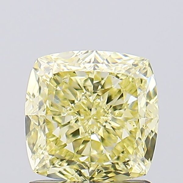 1.28 carat,  colour, VS1 clarity, Cushion shape, Lab Grown Diamond.