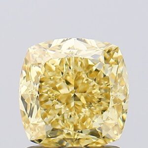 1.52 carat,  colour, VS1 clarity, Cushion shape, Lab Grown Diamond.