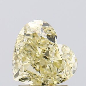 1.57 carat,  colour, VS1 clarity, Heart shape, Lab Grown Diamond.