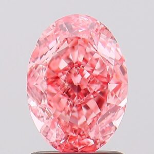 1.66 carat,  colour, VVS2 clarity, Oval shape, Lab Grown Diamond.